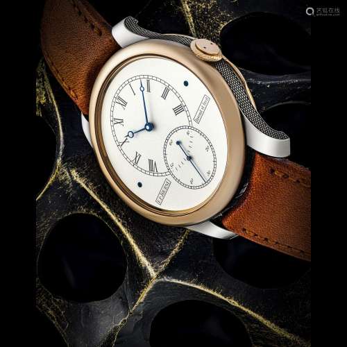 F.P. JOURNE. A RARE 18K PINK GOLD AND SILVER LIMITED EDITION...