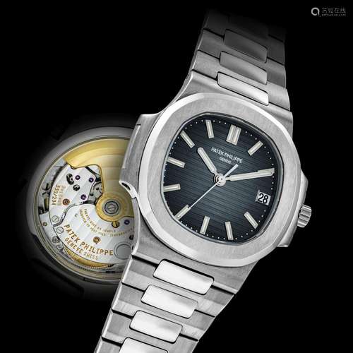 PATEK PHILIPPE. A RARE STAINLESS STEEL AUTOMATIC WRISTWATCH ...