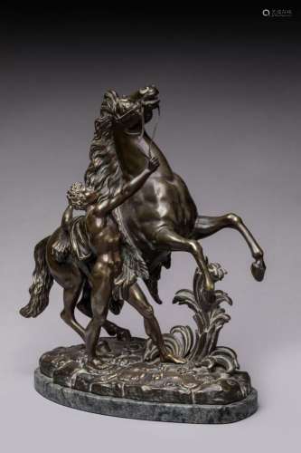 D'après Guillaume Coustou (1677-1846)<br />
« Cheval de Marl...