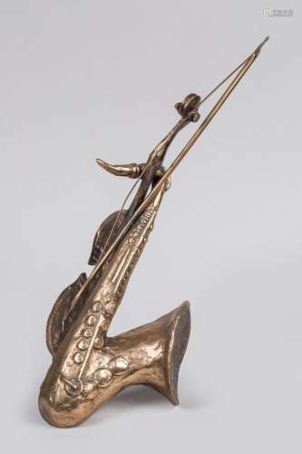 Yves Lohé (né en 1947)<br />
« Saxophone »<br />
Sculpture e...