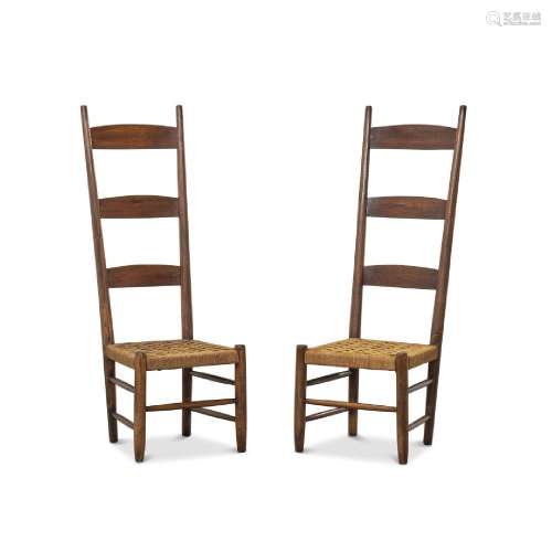 DUE SEDIE DA CAMINO - Two fireplace chairs
