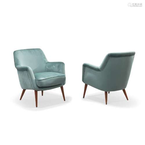 Due poltrone '1102' per Cassina - Two '1102' armchairs for C...