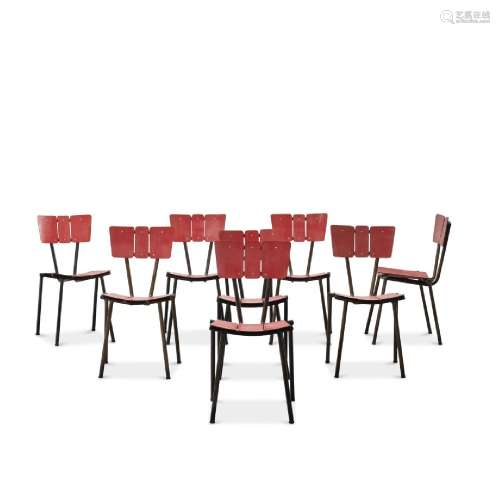 OTTO SEDIE  Italia anni '60  - Eight chairs  Italy 1960s