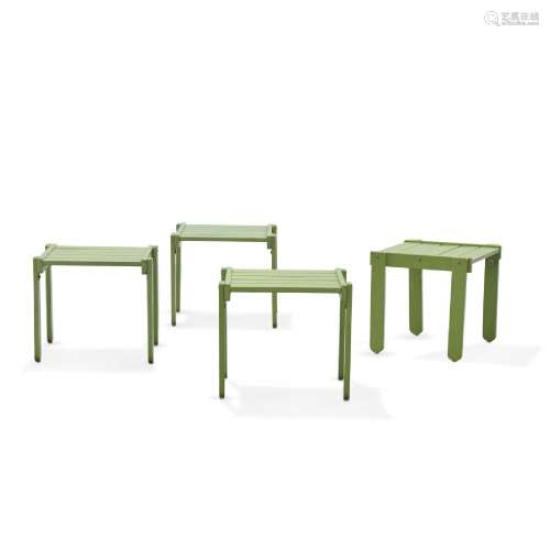 Quattro sgabelli serie 'Florida' per Reguitti - Four stools ...