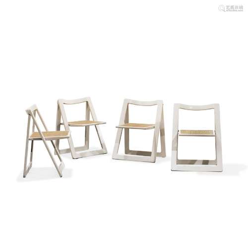 Quattro sedie 'Trieste' per Bazzani - Four 'Trieste' chairs ...