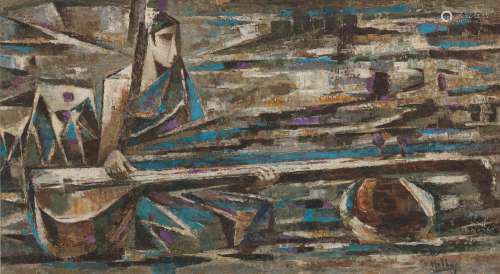 【*】Kattingeri Krishna Hebbar (Indian, 1911-1996) Untitled (V...