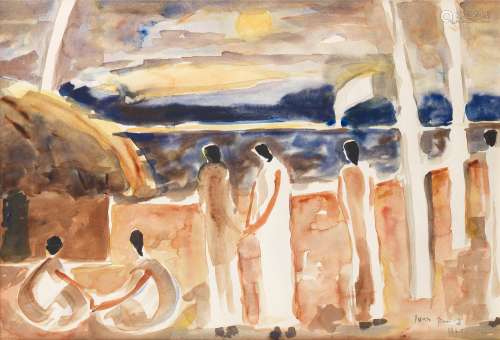 【*】Ivan Peries (Sri Lankan, 1921-1988) Untitled (Coastal Sce...
