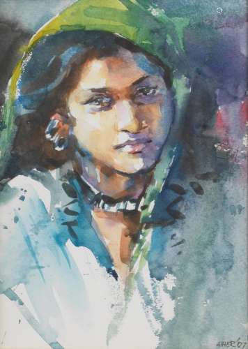 Ather Jamal (Pakistani, B. 1952) Untitled (Woman)