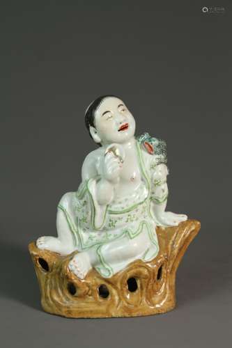 A Chinese 20th-century porcelain figure