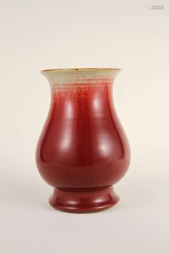 A red Chinese porcelain of the 19th-20th centuries