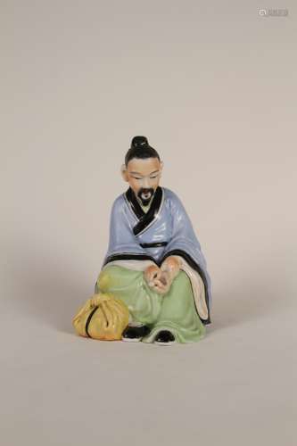 A Chinese 20th-century porcelain figure