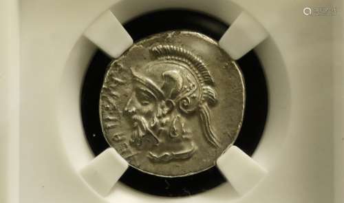 古希腊 战神阿瑞斯银币