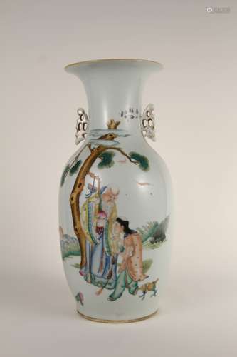 A Chinese 20th-century floral figure for bottle appreciation