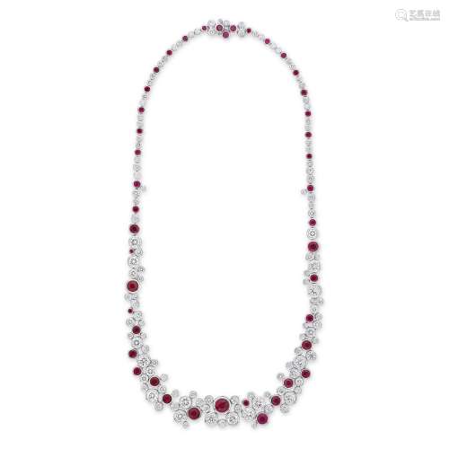 GRAFF RUBY AND DIAMOND NECKLACE2010s