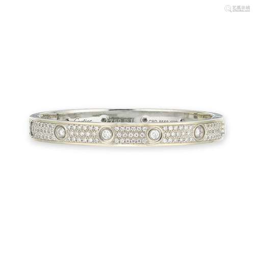 NO RESERVE - CARTIER 'LOVE' DIAMOND BANGLE2000s