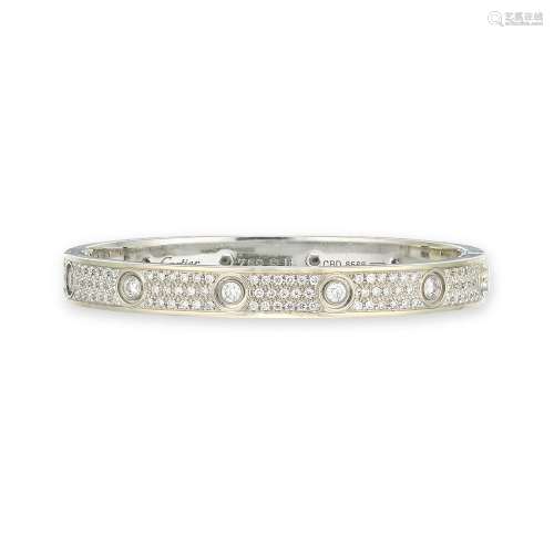 NO RESERVE - CARTIER 'LOVE' DIAMOND BANGLE2000s