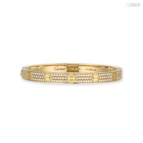 CARTIER 'LOVE' DIAMOND BANGLE2010s