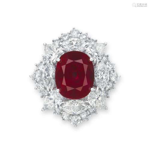 RUBY AND DIAMOND RING2000s