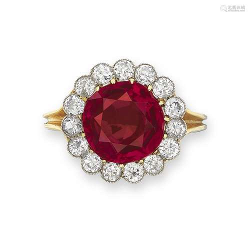 RUBY AND DIAMOND RING