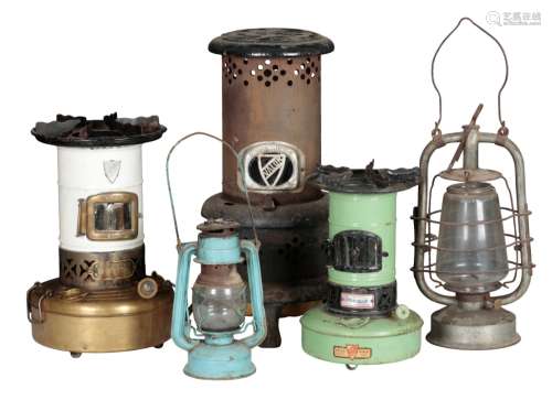 A GROUP OF THREE GAS STOVES