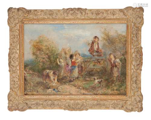 ASCRIBED TO WILLIAM MCTAGGART (1835-1910), CHILDREN PLAYING ...