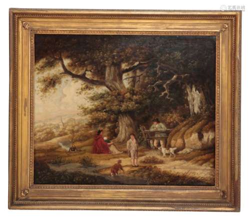 18TH CENTURY IN THE MANNER OF GEORGE MORLAND (1762-1804) - M...