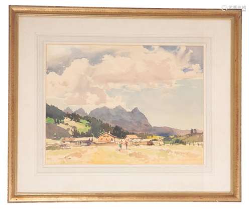 JACK MERRIOT (1901-1968) TWO MOUNTAINOUS LANDSCAPES