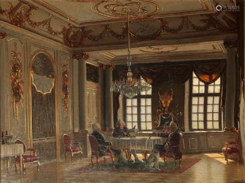 HEINRICH HANSEN (1841-1890) In Christian VIIs Banqueting Hal...