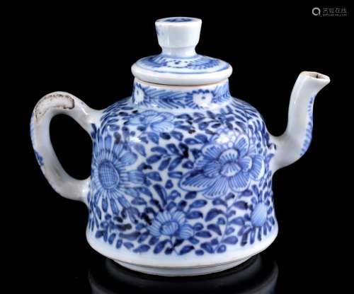 Porcelain bell-shaped teapot