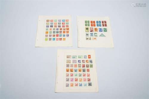 A varied collection of Chinese canceled and uncanceled stamp...