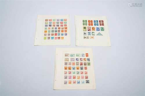 A varied collection of Chinese canceled and uncanceled stamp...