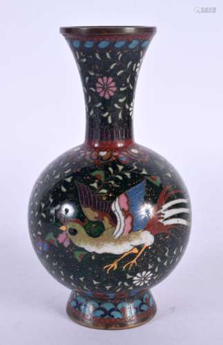 AN EARLY 20TH CENTURY JAPANESE MEIJI PERIOD CLOISONNE ENAMEL...