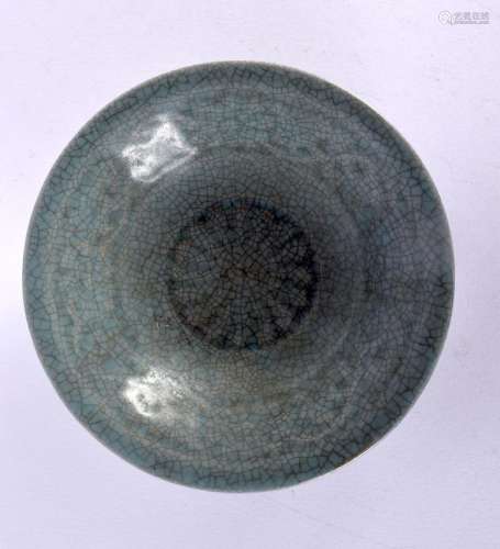 A CHINESE RU WARE TYPE CRACKLE GLAZED BRUSH WASHER 20th Cent...