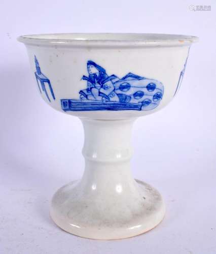 A 19TH CENTURY JAPANESE MEIJI PERIOD BLUE AND WHITE PORCELAI...