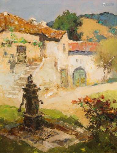 Gerard Pieter Adolfs (1898-1968)<br />
'Heyères, Cote d'Azur...