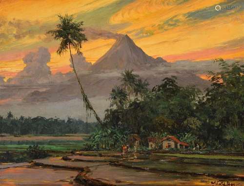 Willem Jan Pieter van der Does (1889-1966)<br />
'Indonesian...