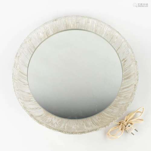 Egon HILLEBRAND (XX-XXI) Wall lamp with mirror, acrylic and ...