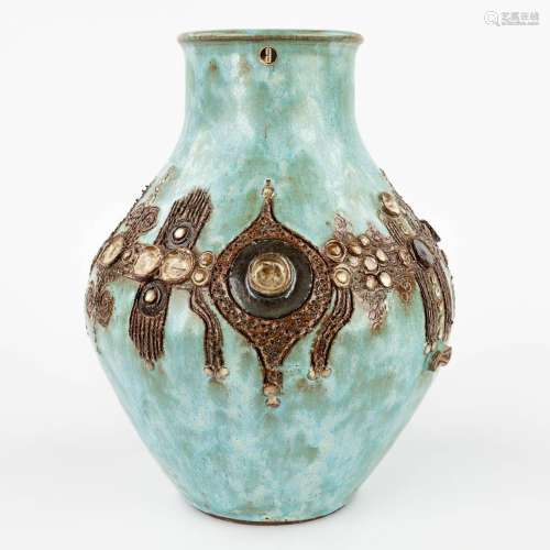 Rogier VANDEWEGHE (1923-2020) 'Turquoise Vase' for Amphora. ...
