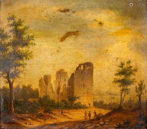 Philippe-Joseph MAILLART (c.1764-1856) 'Landscape with a rui...