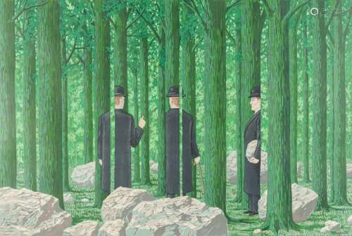 René MAGRITTE (1898-1967) 'Les Enfants Trouvées' a litograph...