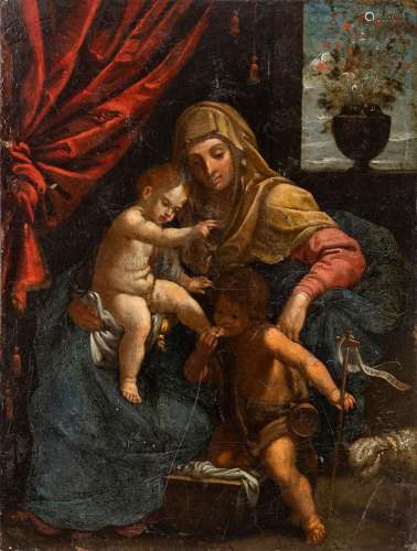 School of Guido RENI (1575-1642) 'La Vierge, l'Enfant Jésus ...