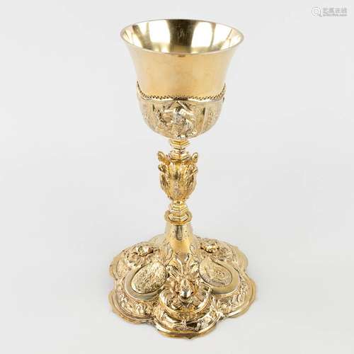 An exceptionally decorated chalice, probably made in North G...