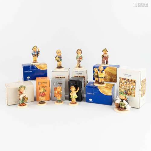 Hummel, a collection of 10 figurines in the original boxes. ...