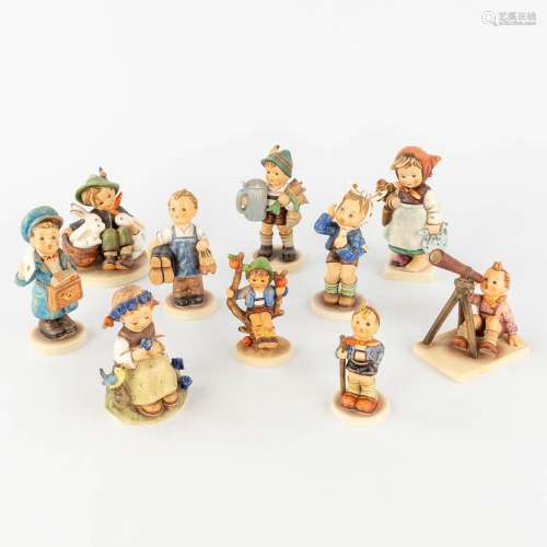 Hummel, a collection of 10 figurines. (H: 14,5 cm)
