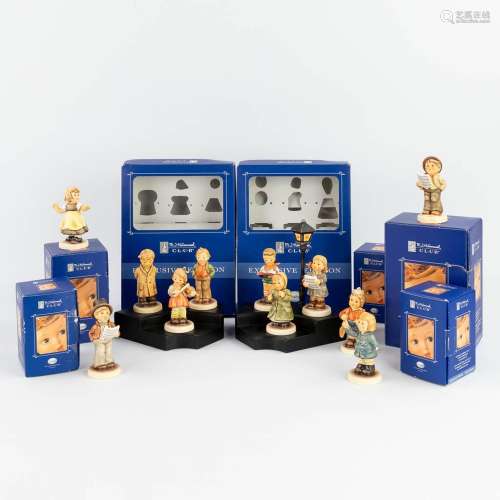 Hummel, a collection of 11 figurines in the original boxes. ...