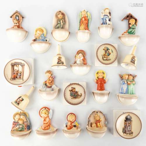 Hummel, a collection of 14 holy water fonts, 4 plates and 3 ...