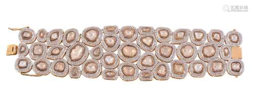 A POLKI DIAMOND BRACELET