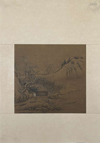 Chinese Painting, Ink And Color On Silk, Anonymous
