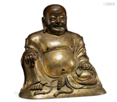 Gilt Bronze Maitreya