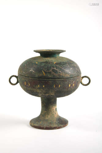 Gilt Bronze Dou Vessel